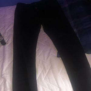 Black Stacked Jeans